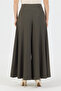 A-Line High Waist Wide Palazzo Trousers - 6