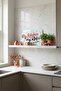 لوح تقطيع زجاجي مقاوم للكسر مقاس 25x35 سم بنمط مكتوب عليه My Kitchen My Rules - 5