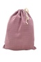 Muslin Clothing Pouch Toy Bag Drawstring Organic Cotton Multi-Purpose
