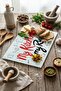 لوح تقطيع زجاجي مقاوم للكسر مقاس 25x35 سم بنمط مكتوب عليه My Kitchen My Rules - 6
