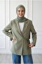 سترة سارماشيك برباط جانبي-KT1915 نعناعي