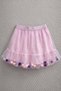 2-6 Years Old Girl's Tulle Skirt with Pompom Detail-5 Y - Lilac - 2