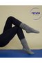 Slouch Oversize Cotton Women's Aerobic Sports Pilates Gray Dusty Socks