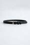 Men's Smart Casual Thin Metal Buckle Belt Black