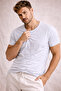 Men's Regular Fit Short Sleeve Dirty Collar Basic T-Shirt 90% Cotton - 2