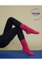 Slouch Oversize Cotton Women's Aerobics Sports Pilates Fuchsia Leggings Socks