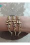 Zircon Stone Lettered Gourmet Bracelet Steel Women's Bracelet - 4