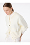 Long Sleeve Tie-Detail Pocketed Buttoned Hooded Knit Cardigan - 2