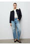 Wool Blend Coat with Fur Collar - 2