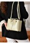Women's 3-Compartment Long Strap Shoulder Bag Pistachio Green