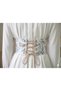 Vintage Floral Patterned Back Lace-Up Corset Bustier - 4