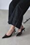 Marcela Women's Heeled Wrinkled Leather Shoes Brown - 4