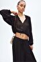 Balloon-sleeved blouse