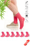 Premium Seamless Pink Women's Bamboo Socket Socks - 35-38 - 350-PMB