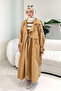 Ash Epaulette Trench Coat - Camel - 5