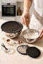 Stainless Steel Profesionalia 9-Piece Mixing Bowl and Storage Container with Grater - Whisk Bowl - 2