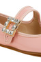 Women Brooch Mary Jane Sandals in Pink - 5