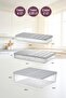Set of 4 Nora Organizer Refrigerator Freezer Organizer Storage Container (1 Piece) 4 Liters. 1 Unit. 2.25 Liters. 2 Units. - 4