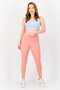 Women Tight Fit Running Leggings, Old Rose - 3