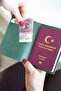 غطاء جواز السفر باللون الأخضر الداكن - 8