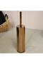 Round Toilet Brush Holder Floor Mounted Copper Kbw-811Rs - 2
