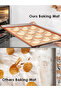 Non-Stick Silicone Baking Mats (Red Macron,2-Pack) - 4