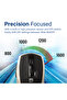Breeze Silent Wireless Mouse, 2.4GHz, 800-1600 DPI, 6 Buttons, USB Receiver - 5