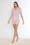Boydan Buttoned Shorts Suit Heart Pattern Viscose 760-14 - 2