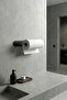Stainless Steel Black Paper Towel Rack / Paper Towel Holder - Adhesive System / Black - 2