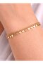 Steel Sequin Gold Color Minimal Bracelet Does Not Tarnish. 20 cm - 2