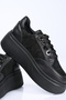 Lace-Up Poly Sole Genuine Leather Sneaker 334-7877-49 Women's Shoes - 7