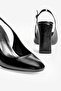 Women's High Heel Shoes Thick Heel Anema Black - 4