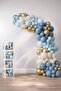 Ocean Themed Baby Shower Set 119 Pieces; Baby Box and Latex Balloon Set