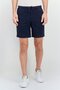 Men Brand Logo Basic Shorts, Navy Blue