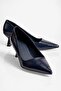 Women's Stiletto Pointed Toe Heeled Shoes Luma Navy Blue - 2