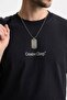 Men's Oversize T-Shirt Creative Chmp Printed Black – Crew Neck, Comfortable Fit, 100% Cotton - 6