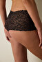 Black High Waist Lace Slip Panties - 2
