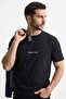 Men's Oversize T-Shirt Creative Chmp Printed Black – Crew Neck, Comfortable Fit, 100% Cotton - 5