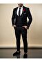 Men's Italian Cut Judge Collar Vest Suit - Slim Fit - 3