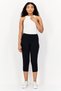 Women Sportswear Fit Outdoor Capri Pants, Black - 2