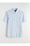 Esvab • Modern & Distinctive Standard Fit Short Sleeve Striped Men's Shirt - 6