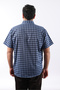 Short Sleeve Plaid Cotton Men's Shirt Kk-8075-Tss - 3