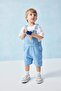 100% Cotton Teddy Bear Jean Overalls for Baby Boy H2840A526Sm - 2