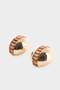Women's Round Earrings H2557Axns - 4