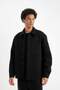 Regular Fit Quilted Long Sleeve Shirt Jacket B5935Ax24Sp - 3