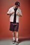 Boxy Fit Apaş Collar Short Sleeve Shirt G4139Ax26Sm - 2