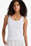 Regular Fit Round Neck Sleeveless Ribbed Pajama Top F0110Ax25Sm - 3
