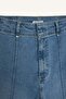 Culotte High Waist Long Jean Washed Trousers F5537Ax25Au - 7