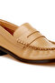 Women Genuine Leather Loafers in Beige - 5