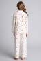 100% Cotton Patterned 2-Piece Woven Ecru Pajamas for Baby Girl H0107A826Sp - 5